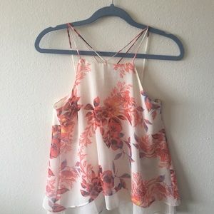 Double lined Floral blouse